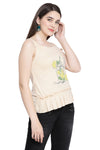 Printed Self Designed Casual Top