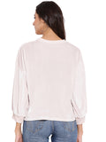 Floral Organza Casual Winter Top