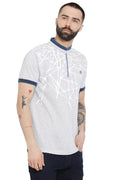 Axmann Mandarin Collar Polo T-Shirt