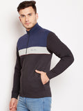 Axmann Color Block Zipper Sweatshirt - MODA ELEMENTI