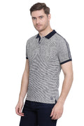 Striped Polo T shirt