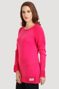 Solid Boat Neck Jumper - MODA ELEMENTI