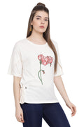 Wild Flower Layered Sleeve Top