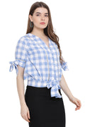 Puffy Knots Casual Shirt Top