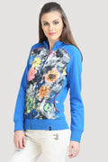 Full Sleeve Printed Zipper Sweatshirt - MODA ELEMENTI