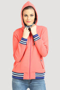 Full Sleeve Hooded Plain Sweatshirt - MODA ELEMENTI