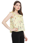 Sleeveless Sun_Flower Top