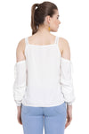 Floral Strap Off Shoulder Casual Top
