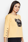 Dog Love Detail Sweatshirt - MODA ELEMENTI