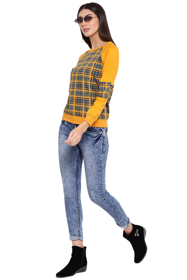 Checkered Sunshine Sweatshirt
