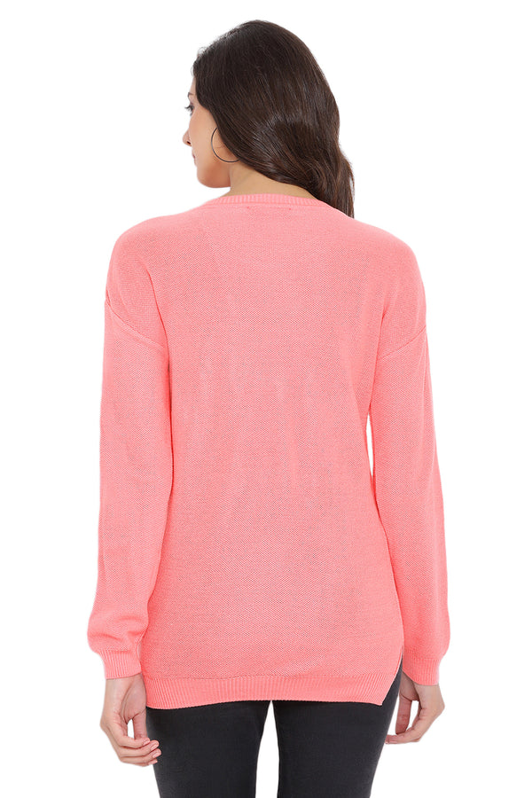 Lovely Rose Solid Jumper
