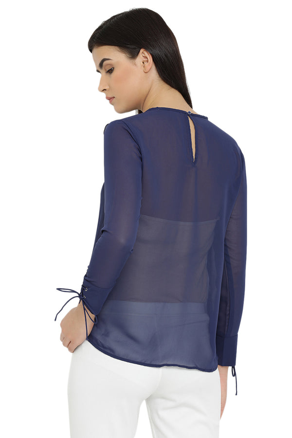 Royal Ruffle Casual Top