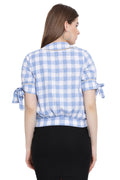 Puffy Knots Casual Shirt Top