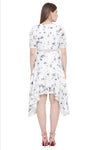 Flying Birds A-Line Midi Dress