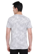 Cloudy Textured Round Neck T shirt
