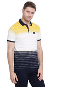 Ombre Striper Polo T shirt