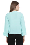 Mild Breeze Bell Sleeve Top