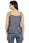 Self Designed Strap Casual Top