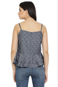 Self Designed Strap Casual Top