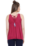 Floral Love Embroidered Sleeveless Top