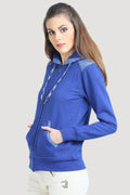 Plain Full Sleeve Hooded Sweatshirt - MODA ELEMENTI