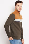 Axmann Color Block Zipper Sweatshirt - MODA ELEMENTI