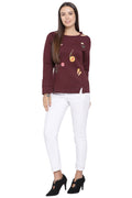Minimal Night Flora Casual Top(Winter)
