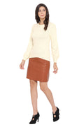 Solid Embellished Casual Jumper