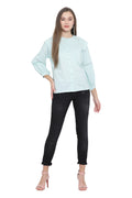 Solid Self Designed Casual Shirt