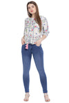 Floral Tassel Top
