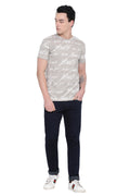 Typographic Printed Round Neck Tee-Shirt