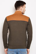 Axmann Color Block Zipper Sweatshirt