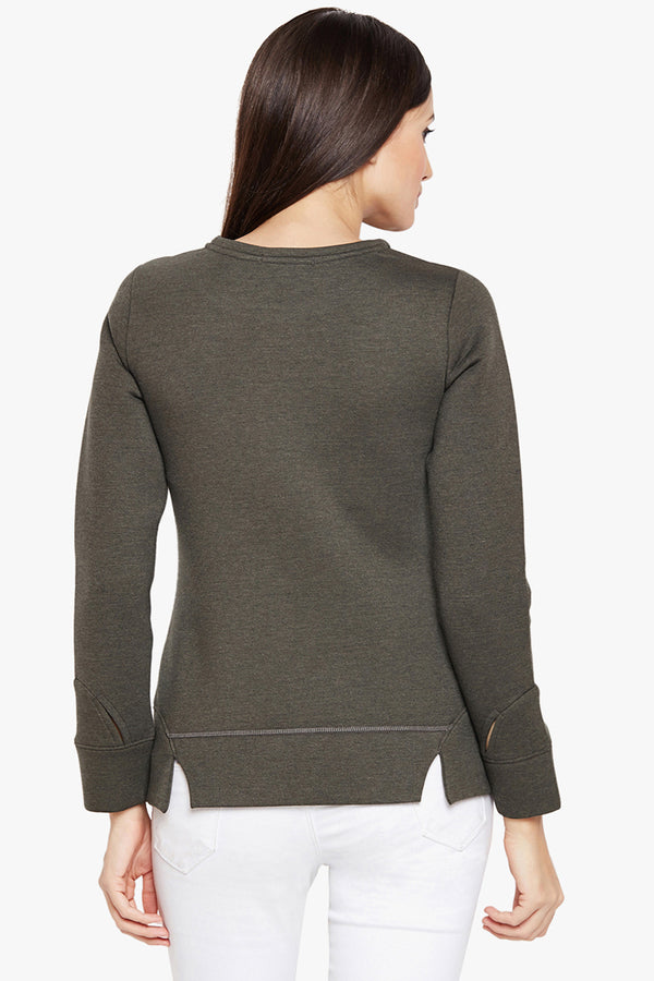 Minimal Night Flora Casual Top - MODA ELEMENTI