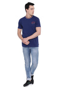 Solid Round Neck Casual T-Shirt