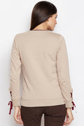 Mandala Print Detail Sweatshirt - MODA ELEMENTI