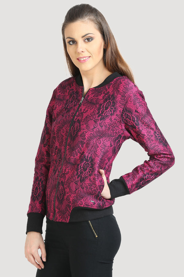 Reversible Front Zipper Full Sleeve Sweatshirt - MODA ELEMENTI