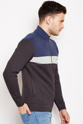 Axmann Color Block Zipper Sweatshirt - MODA ELEMENTI