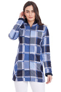 Big Block Long Hoodie Sweatshirt
