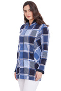Big Block Long Hoodie Sweatshirt