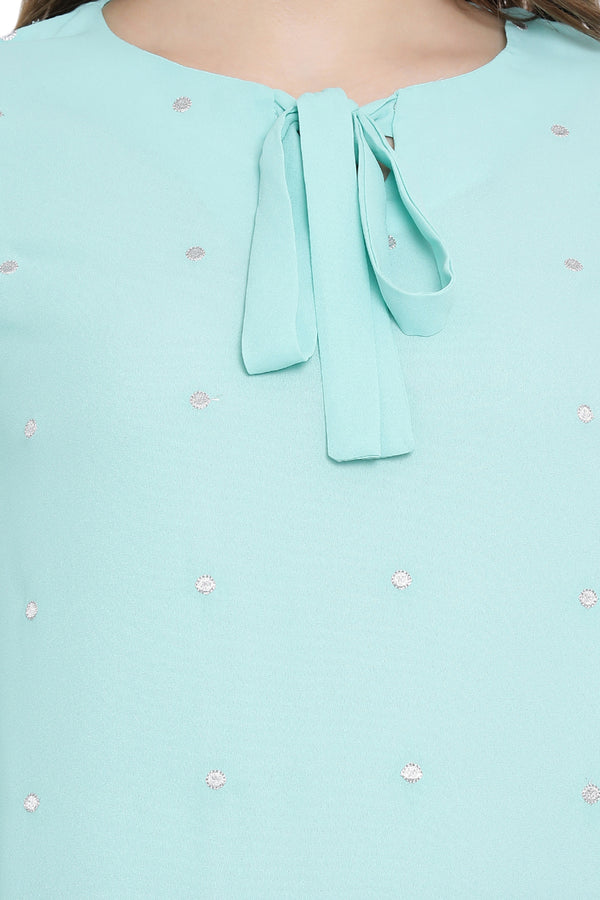 Mild Breeze Bell Sleeve Top