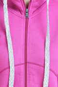 Bottom Striped Full Sleeve Hooded Sweatshirt - MODA ELEMENTI