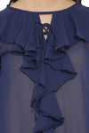Royal Ruffle Casual Top