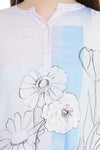 Floral Blues Casual Tunic