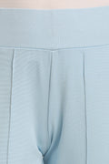 Sky Blue Solid Jegging