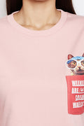 Weekend Cat Patch Sweatshirt - MODA ELEMENTI