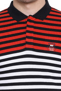 Heavy Striper Polo T shirt