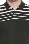 Axmann Panel Stripe Polo T-shirt