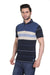 Axmann Striped Men Mandarin Collar T-Shirt