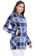 Big Block Long Hoodie Sweatshirt