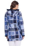 Big Block Long Hoodie Sweatshirt